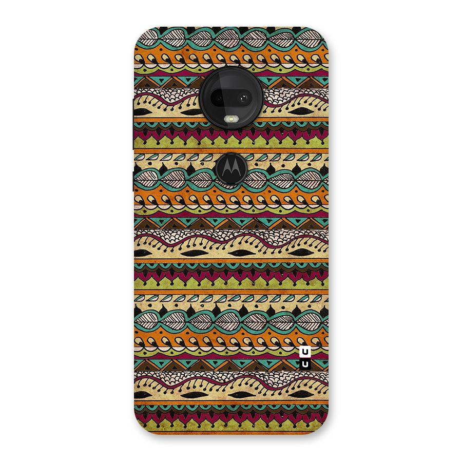 Bohemian Style Aztec Art Back Case for Moto G7