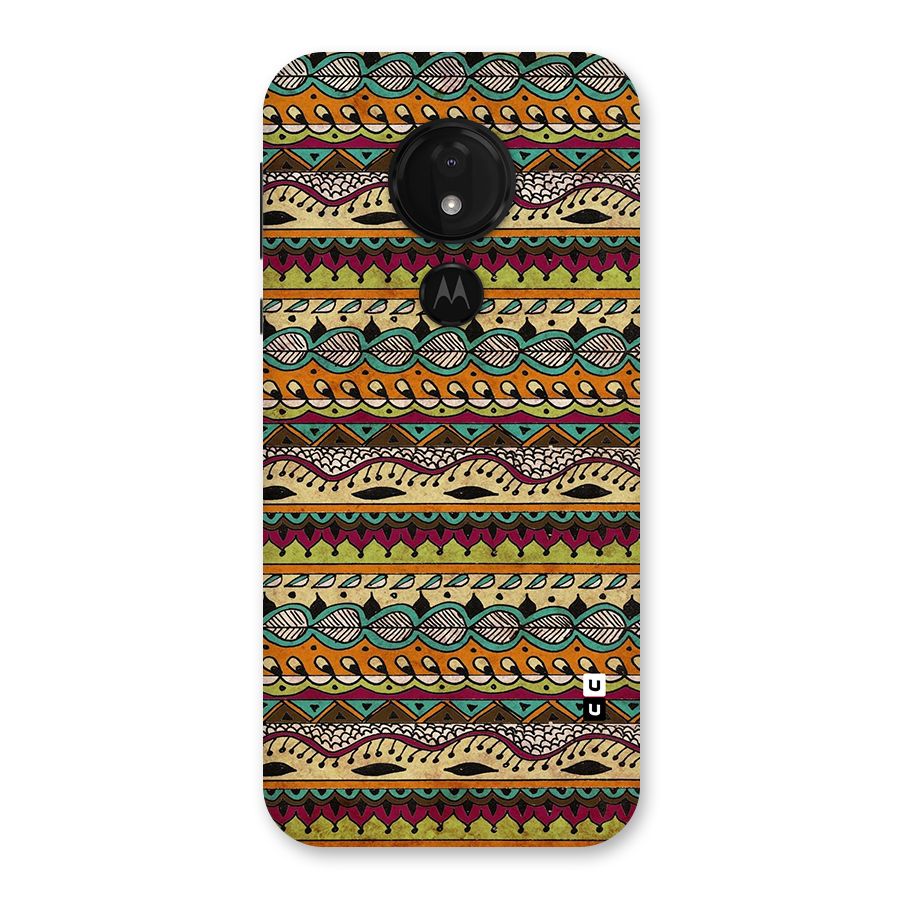 Bohemian Style Aztec Art Back Case for Moto G7 Power