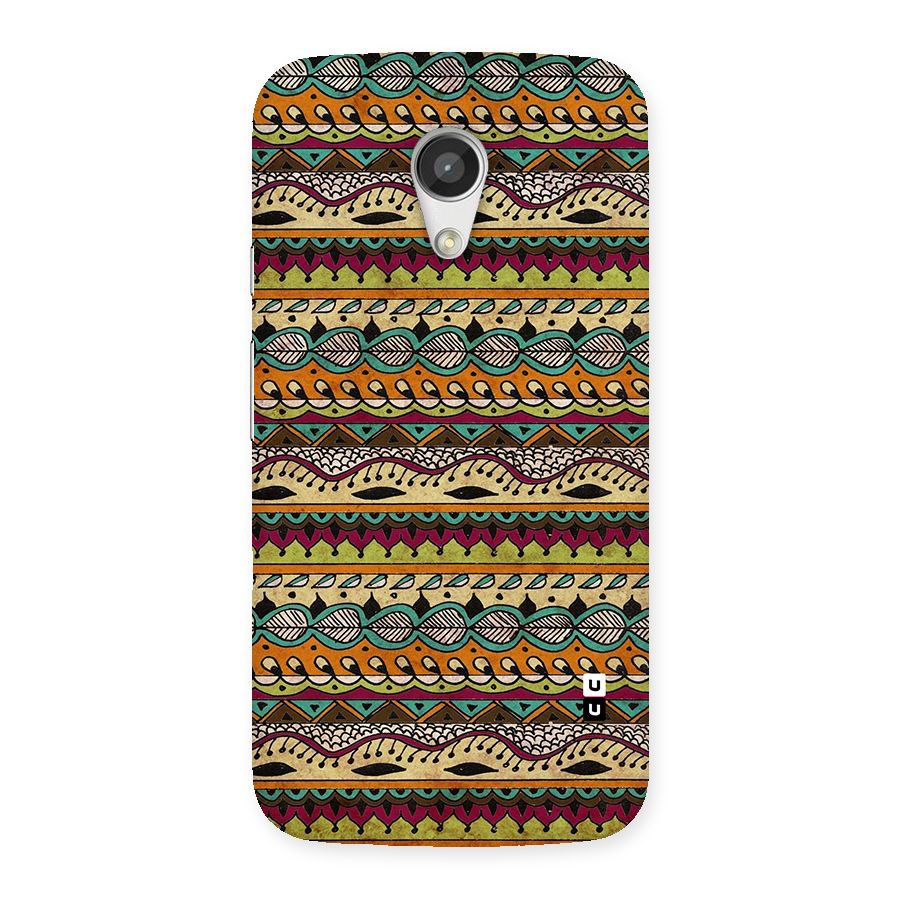 Bohemian Style Aztec Art Back Case for Moto G 2nd Gen