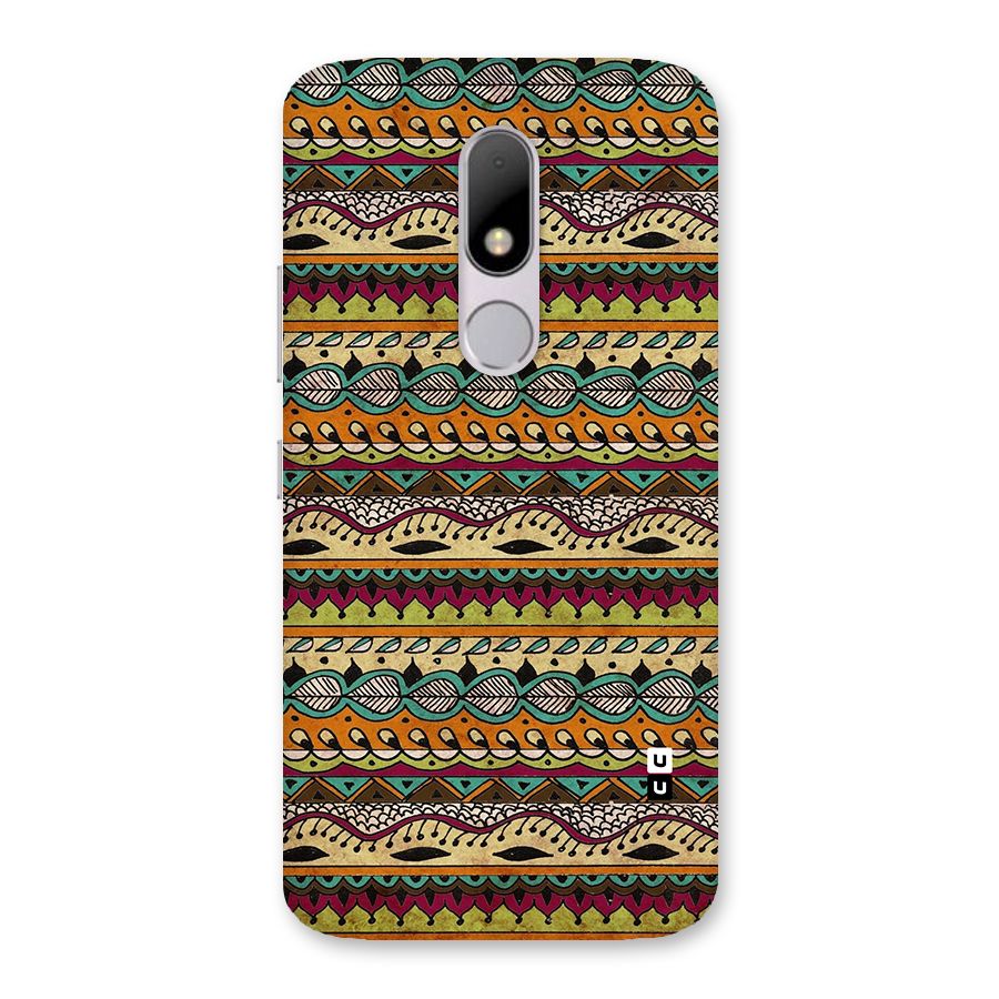 Bohemian Style Aztec Art Back Case for Moto M