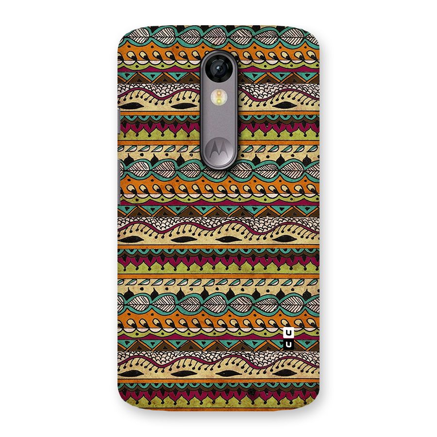 Bohemian Style Aztec Art Back Case for Moto X Force