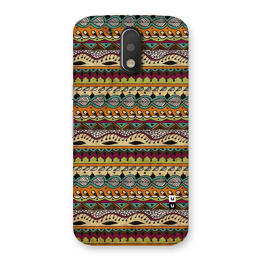 Bohemian Style Aztec Art Back Case for Motorola Moto G4