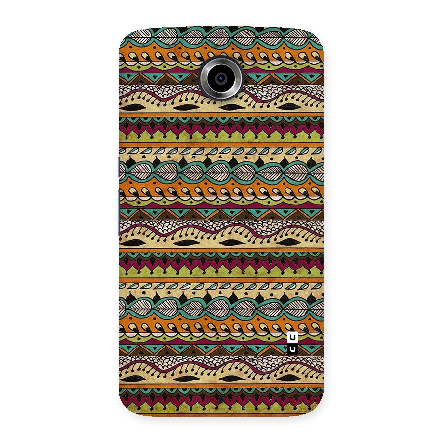 Bohemian Style Aztec Art Back Case for Nexsus 6