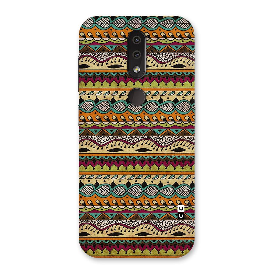 Bohemian Style Aztec Art Back Case for Nokia 4.2