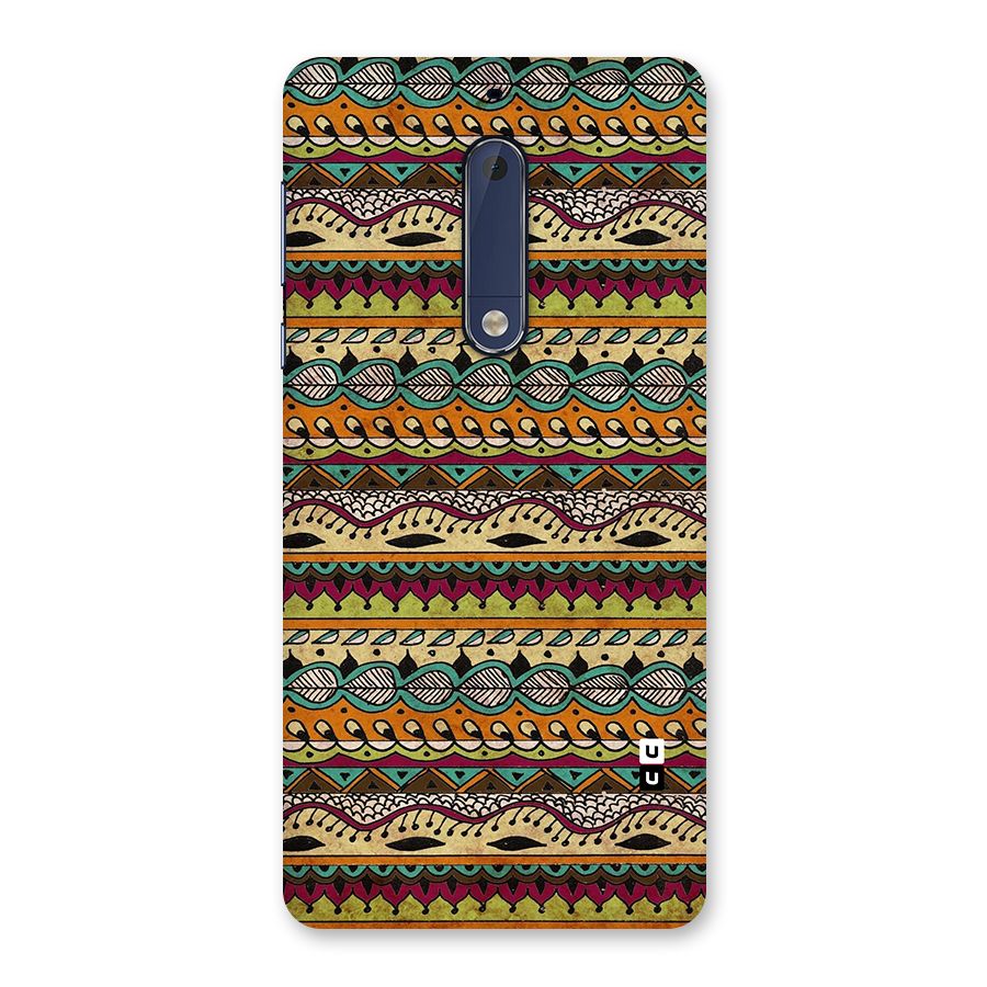 Bohemian Style Aztec Art Back Case for Nokia 5