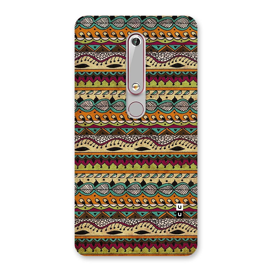 Bohemian Style Aztec Art Back Case for Nokia 6.1
