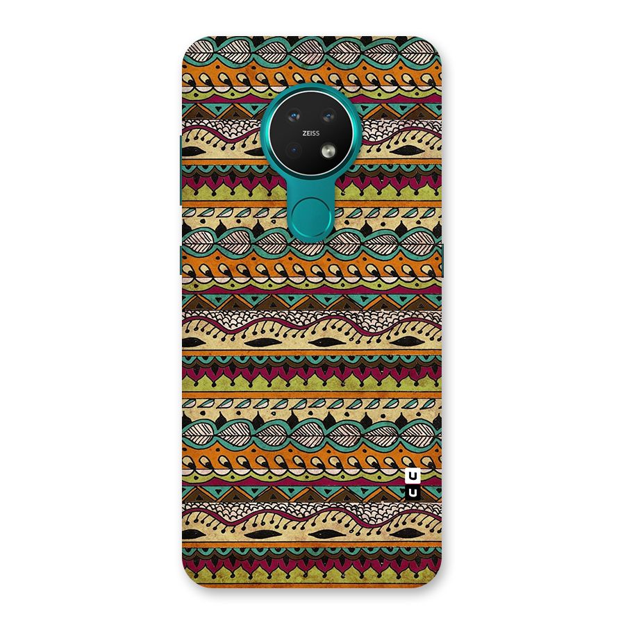 Bohemian Style Aztec Art Back Case for Nokia 7.2