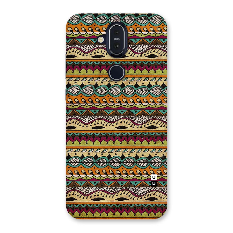 Bohemian Style Aztec Art Back Case for Nokia 8.1
