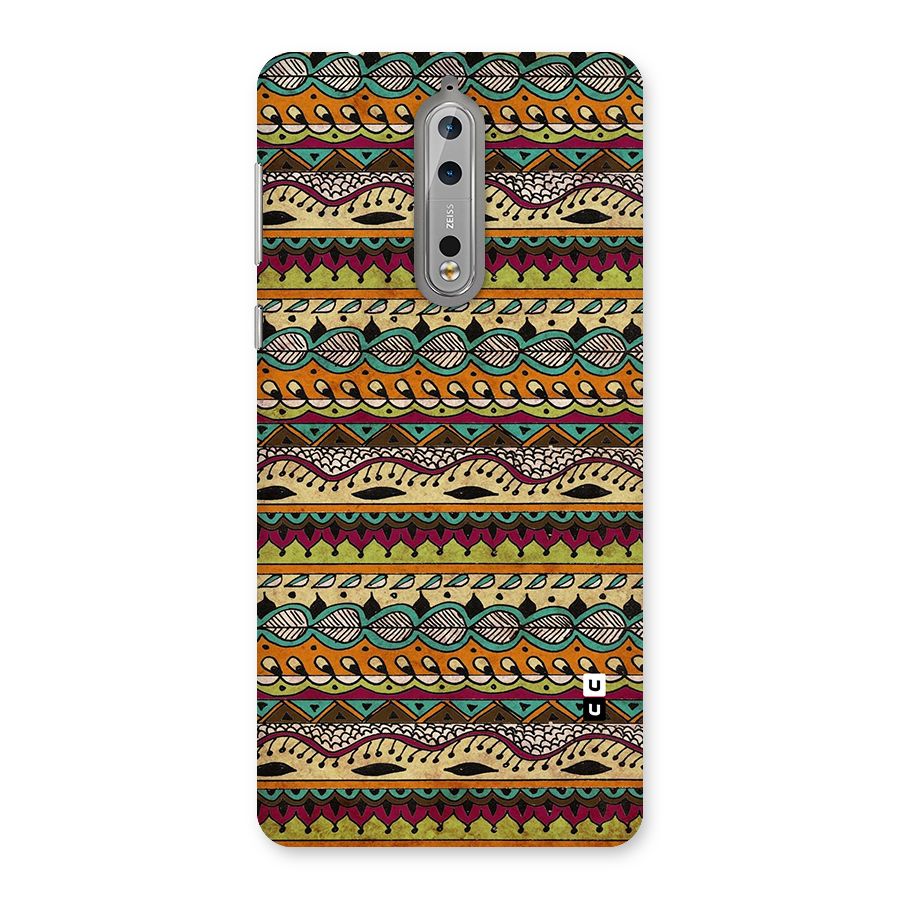 Bohemian Style Aztec Art Back Case for Nokia 8
