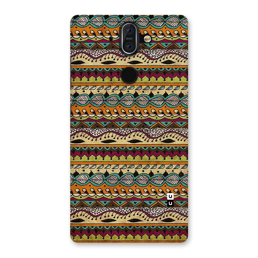 Bohemian Style Aztec Art Back Case for Nokia 8 Sirocco