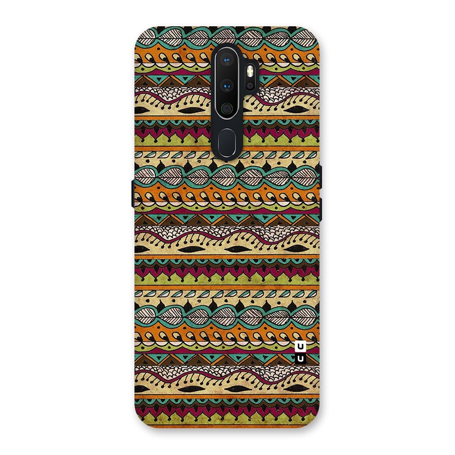 Bohemian Style Aztec Art Back Case for Oppo A5 (2020)