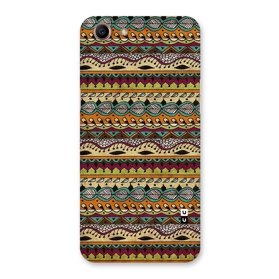 Bohemian Style Aztec Art Back Case for Oppo A83 (2018)