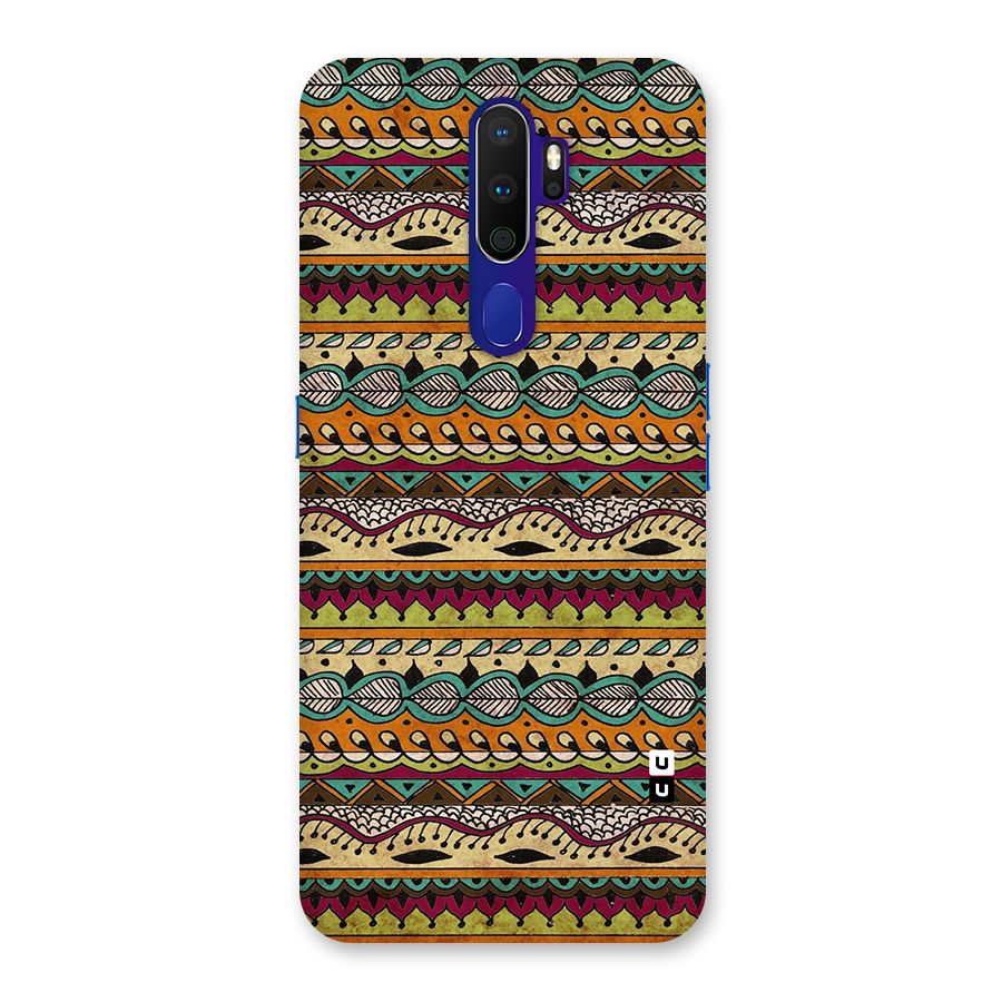 Bohemian Style Aztec Art Back Case for Oppo A9 (2020)