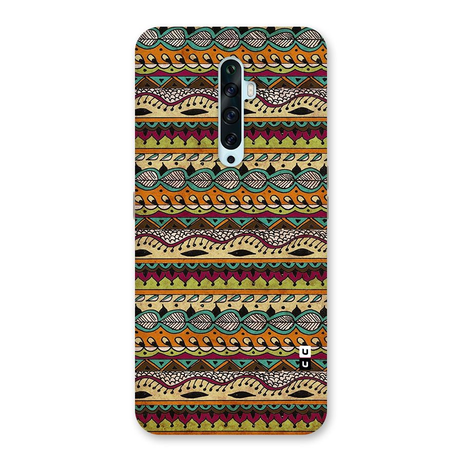 Bohemian Style Aztec Art Back Case for Oppo Reno2 Z