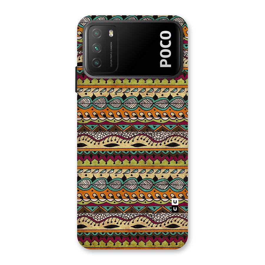 Bohemian Style Aztec Art Back Case for Poco M3