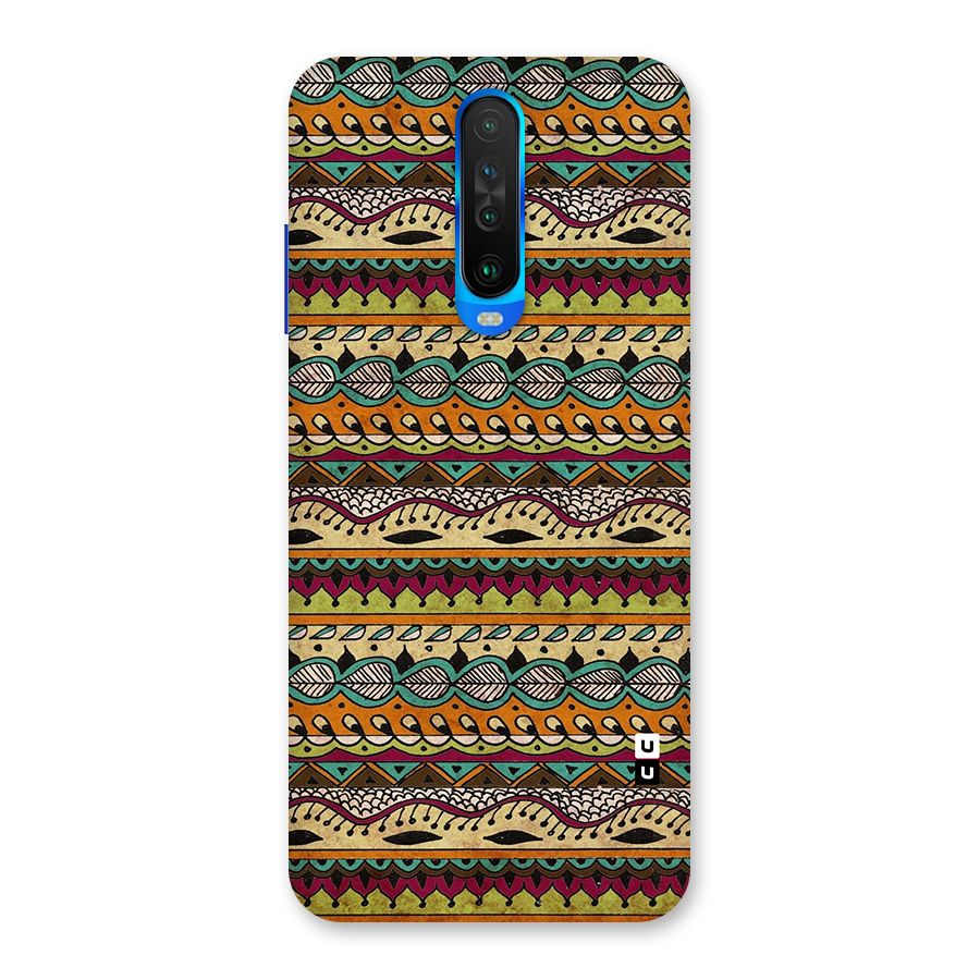 Bohemian Style Aztec Art Back Case for Poco X2