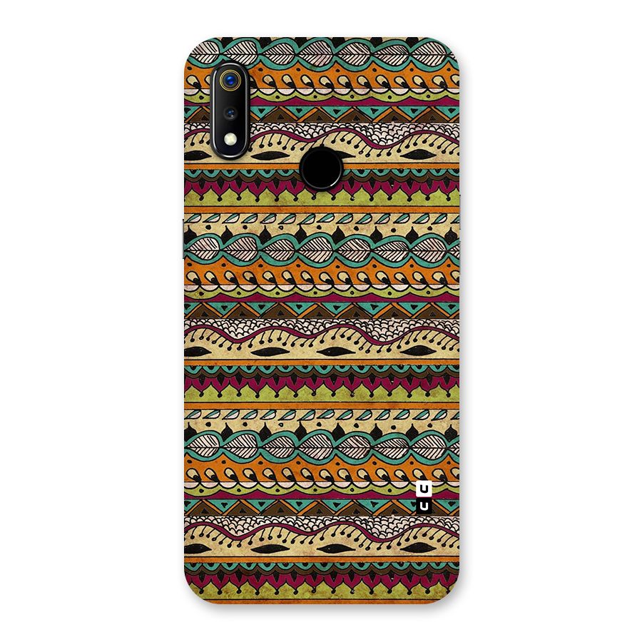 Bohemian Style Aztec Art Back Case for Realme 3