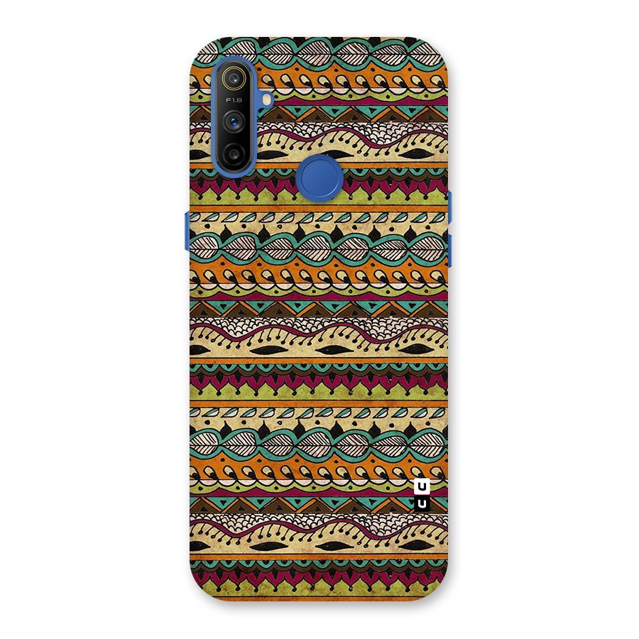 Bohemian Style Aztec Art Back Case for Realme Narzo 10A