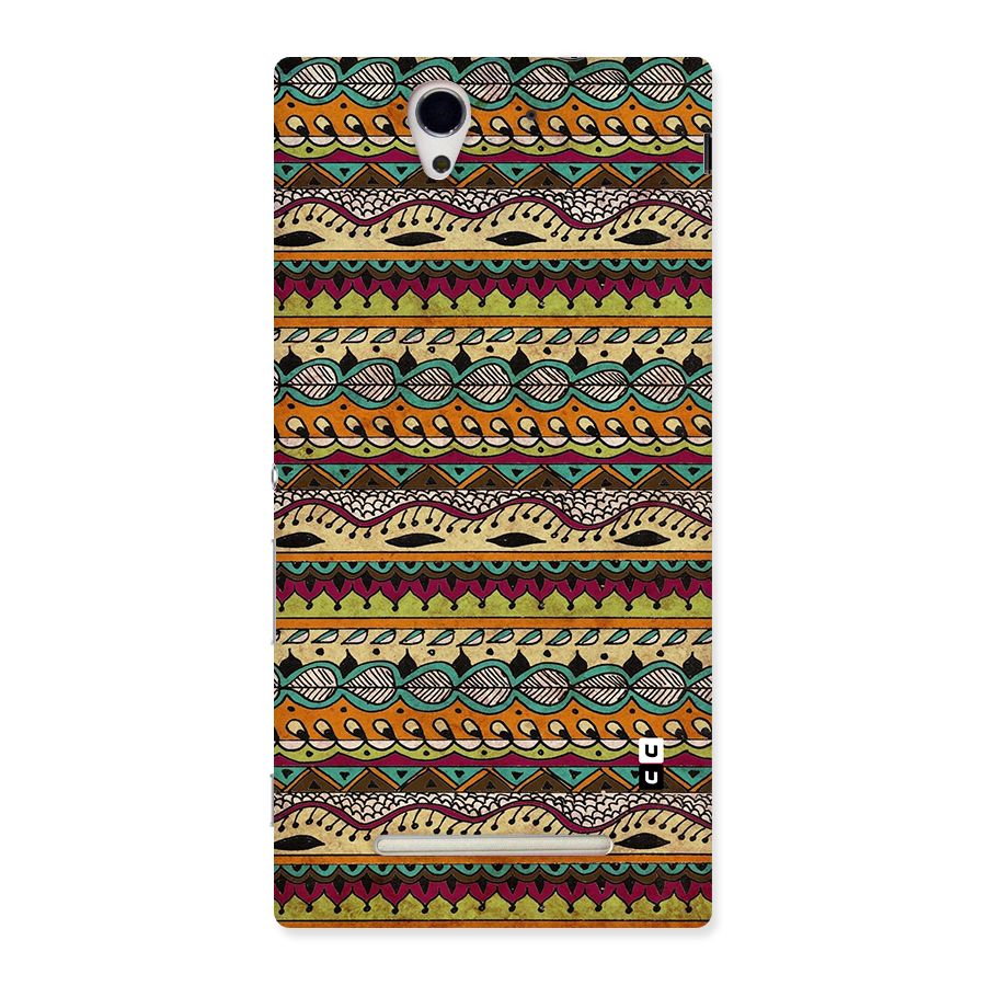 Bohemian Style Aztec Art Back Case for Sony Xperia C3