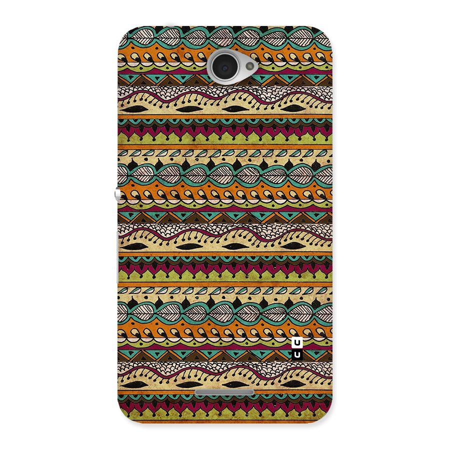 Bohemian Style Aztec Art Back Case for Sony Xperia E4