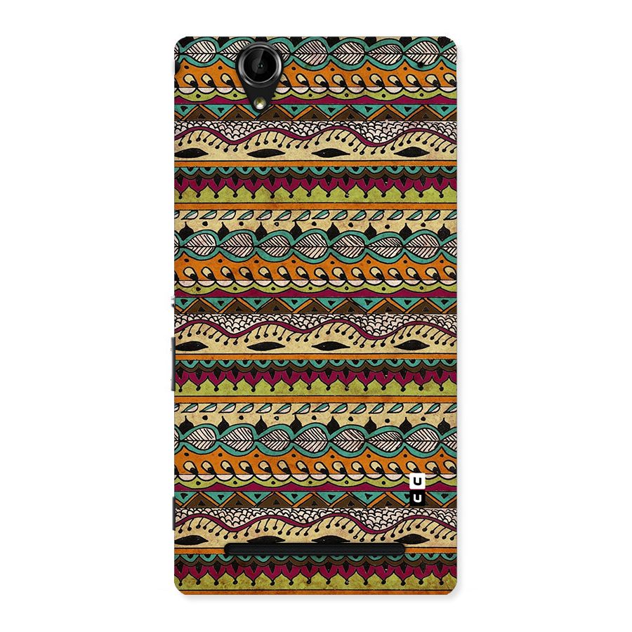 Bohemian Style Aztec Art Back Case for Sony Xperia T2