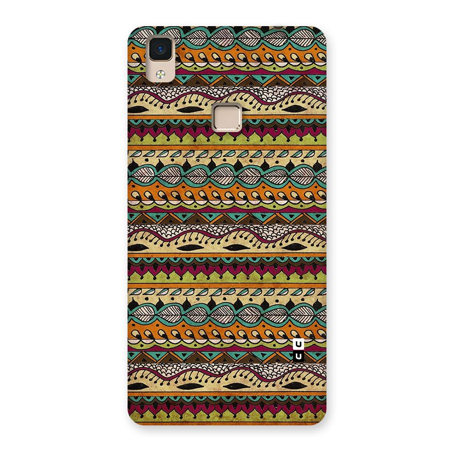 Bohemian Style Aztec Art Back Case for V3 Max