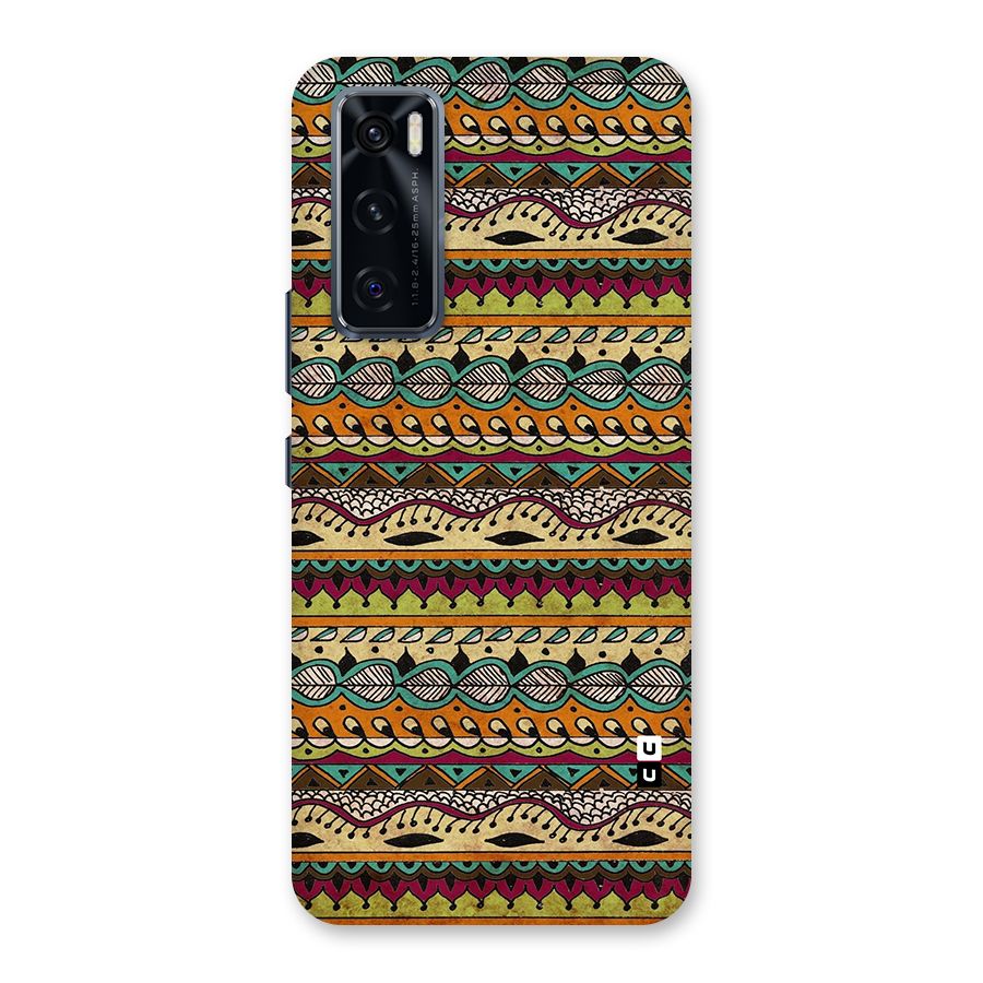 Bohemian Style Aztec Art Back Case for Vivo V20 SE