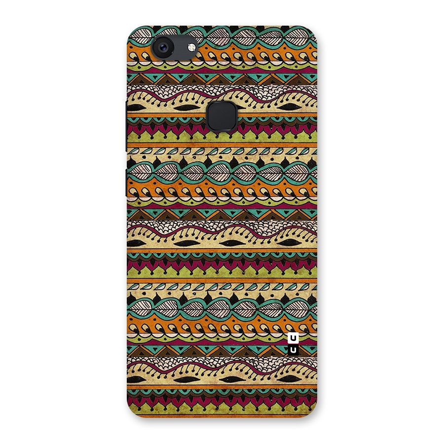 Bohemian Style Aztec Art Back Case for Vivo V7 Plus