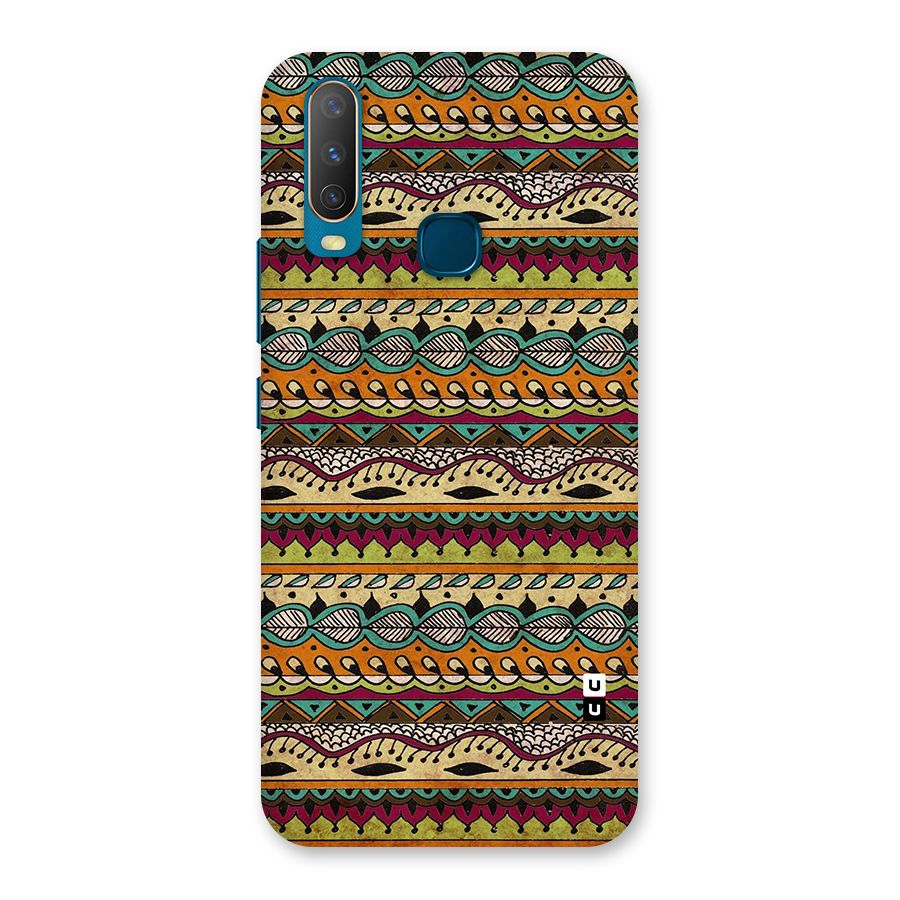 Bohemian Style Aztec Art Back Case for Vivo Y11
