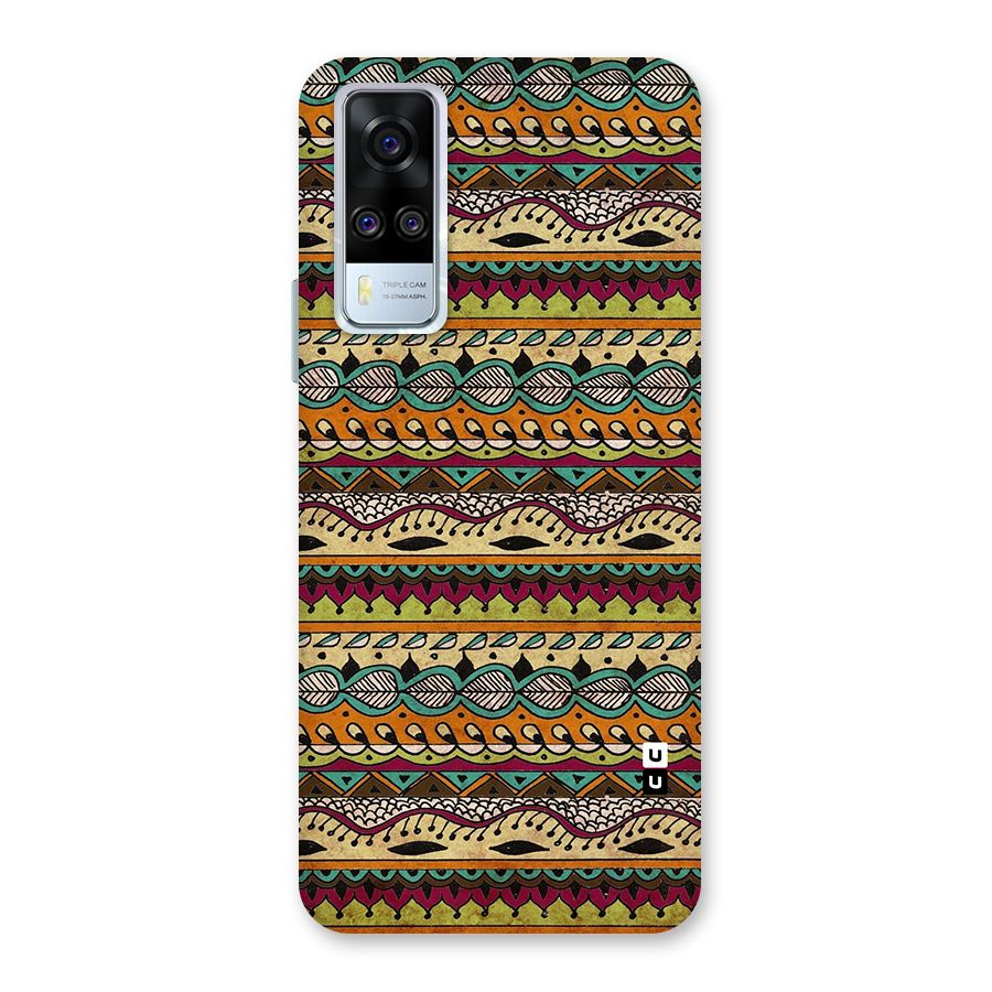 Bohemian Style Aztec Art Back Case for Vivo Y31