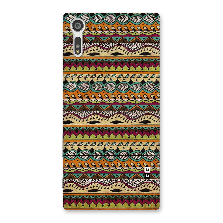 Bohemian Style Aztec Art Back Case for Xperia XZ