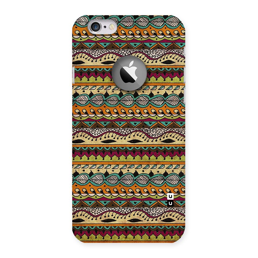 Bohemian Style Aztec Art Back Case for iPhone 6 Logo Cut