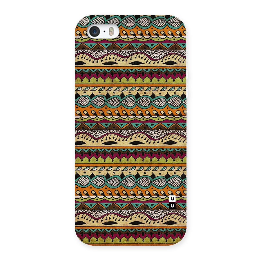 Bohemian Style Aztec Art Back Case for iPhone SE