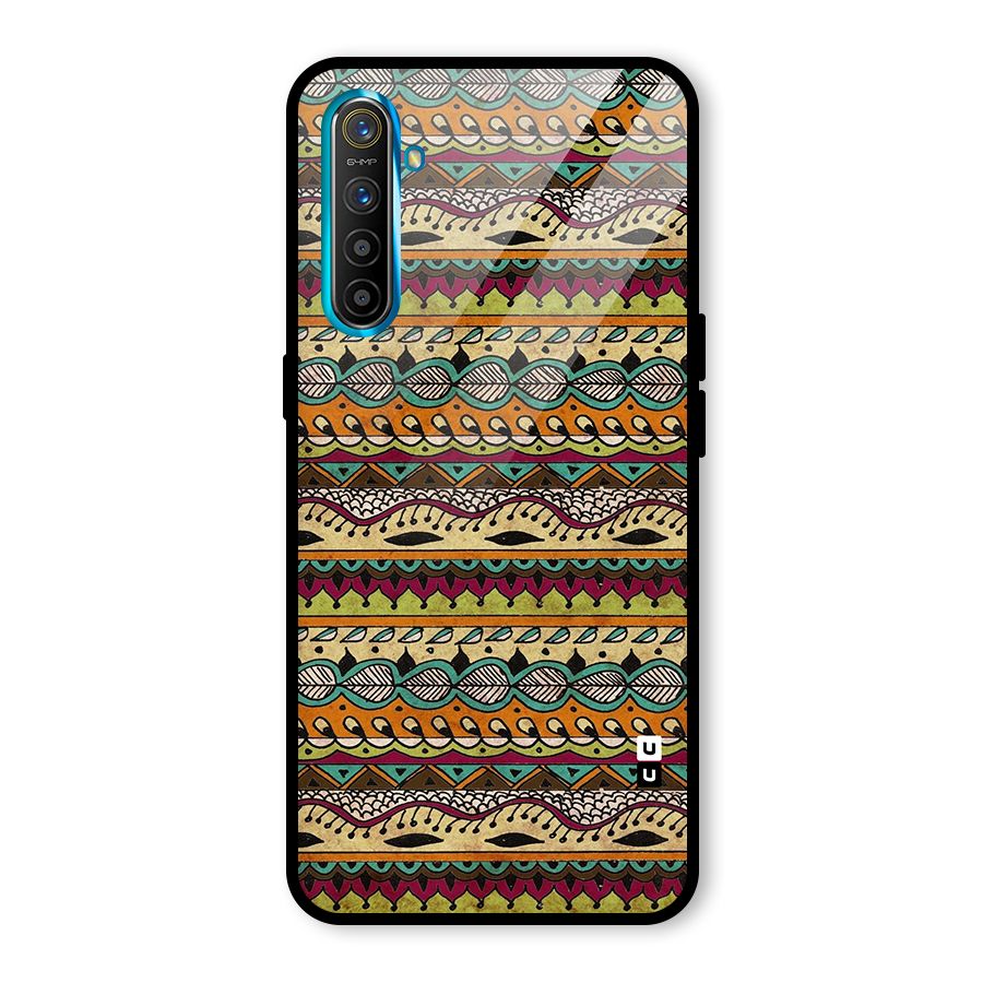 Bohemian Style Aztec Art Glass Back Case for Realme X2
