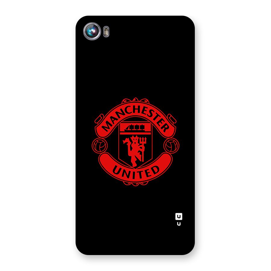 Bold Mancheter United Back Case for Canvas Fire 4 (A107)