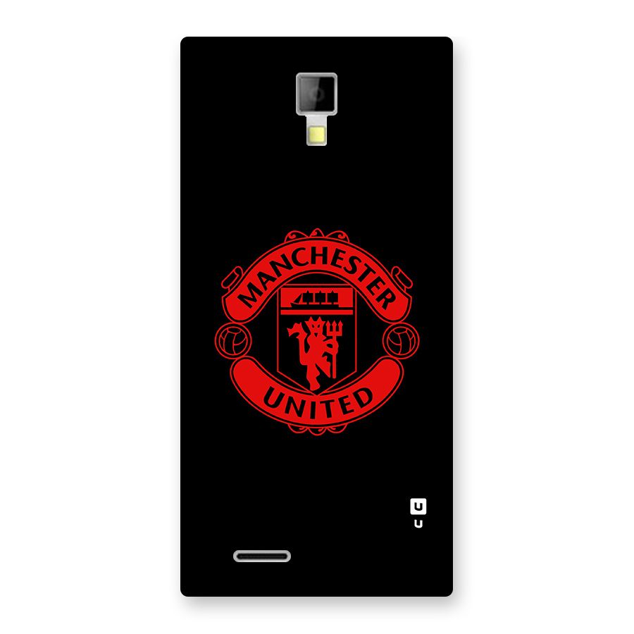Bold Mancheter United Back Case for Canvas Xpress A99
