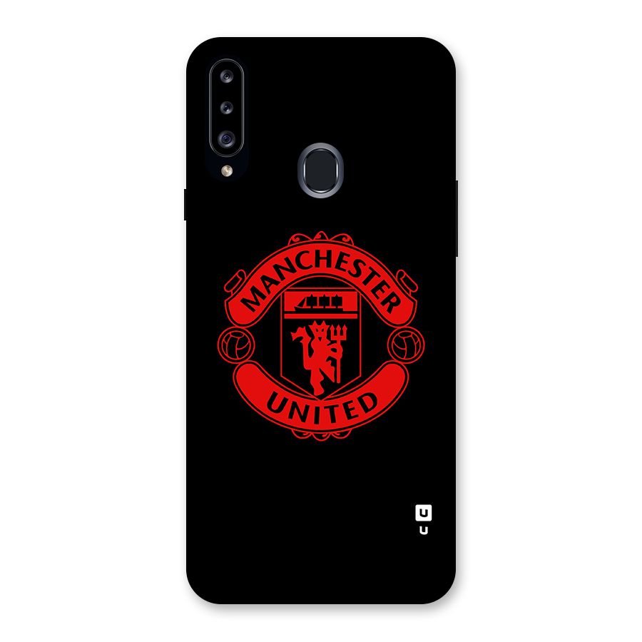 Bold Mancheter United Back Case for Galaxy A20s