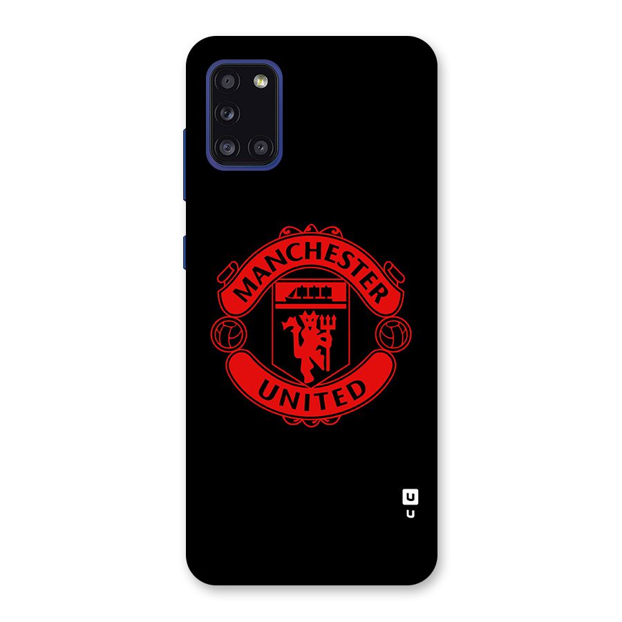 Bold Mancheter United Back Case for Galaxy A31