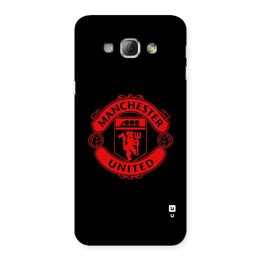 Bold Mancheter United Back Case for Galaxy A8
