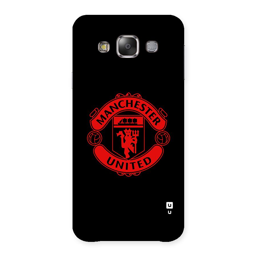 Bold Mancheter United Back Case for Galaxy E7
