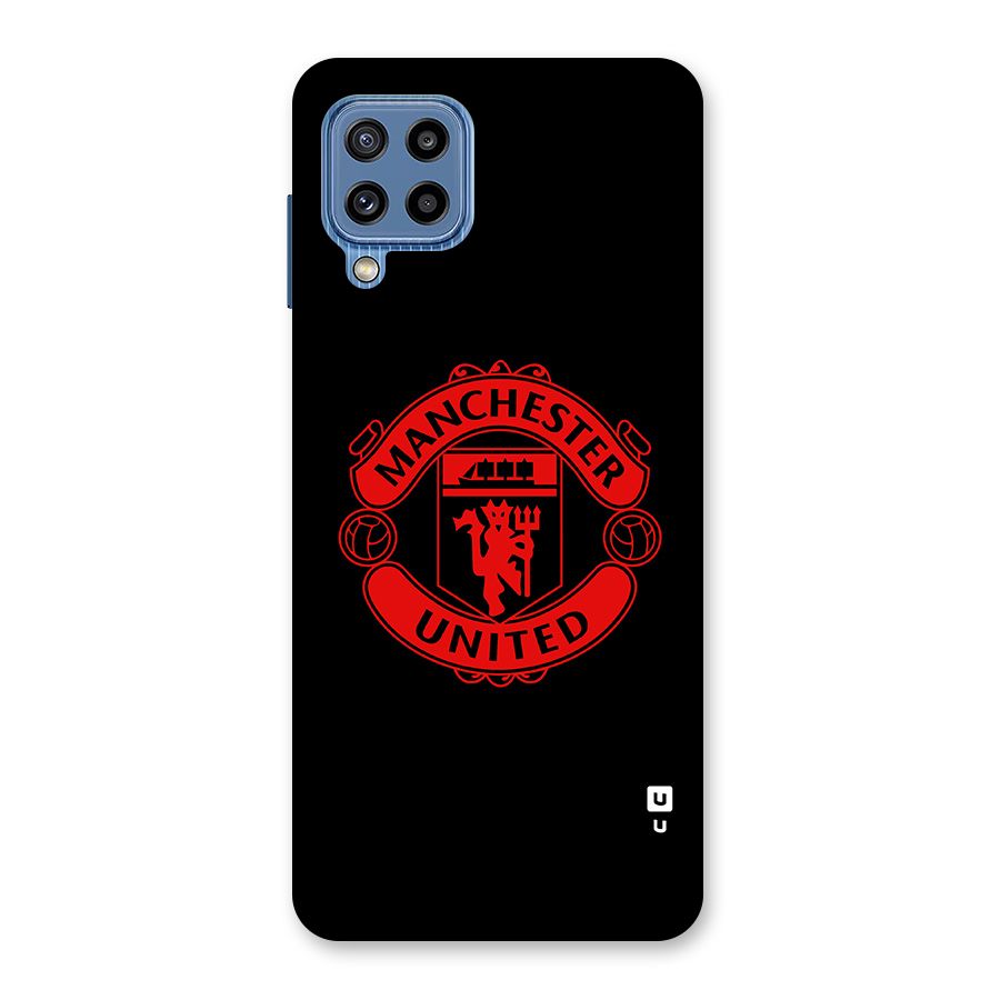 Bold Mancheter United Glass Back Case for Galaxy M32