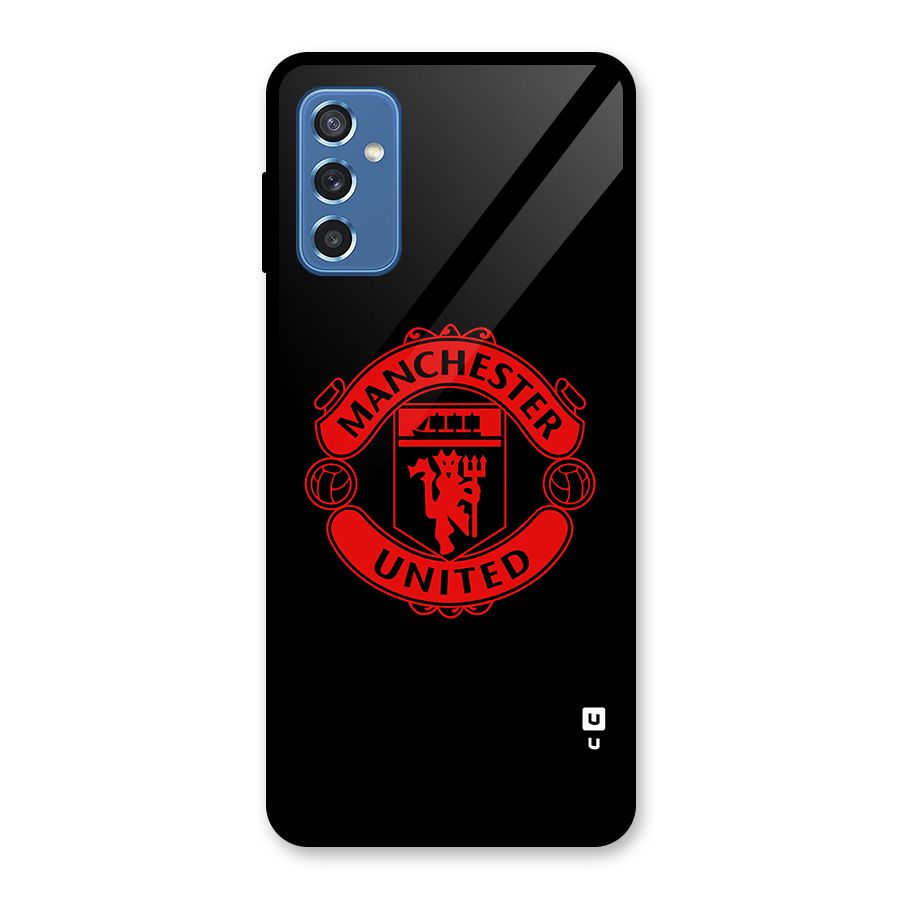 Bold Mancheter United Glass Back Case for Galaxy M52 5G