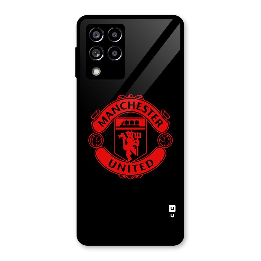 Bold Mancheter United Glass Back Case for Galaxy M53 5G