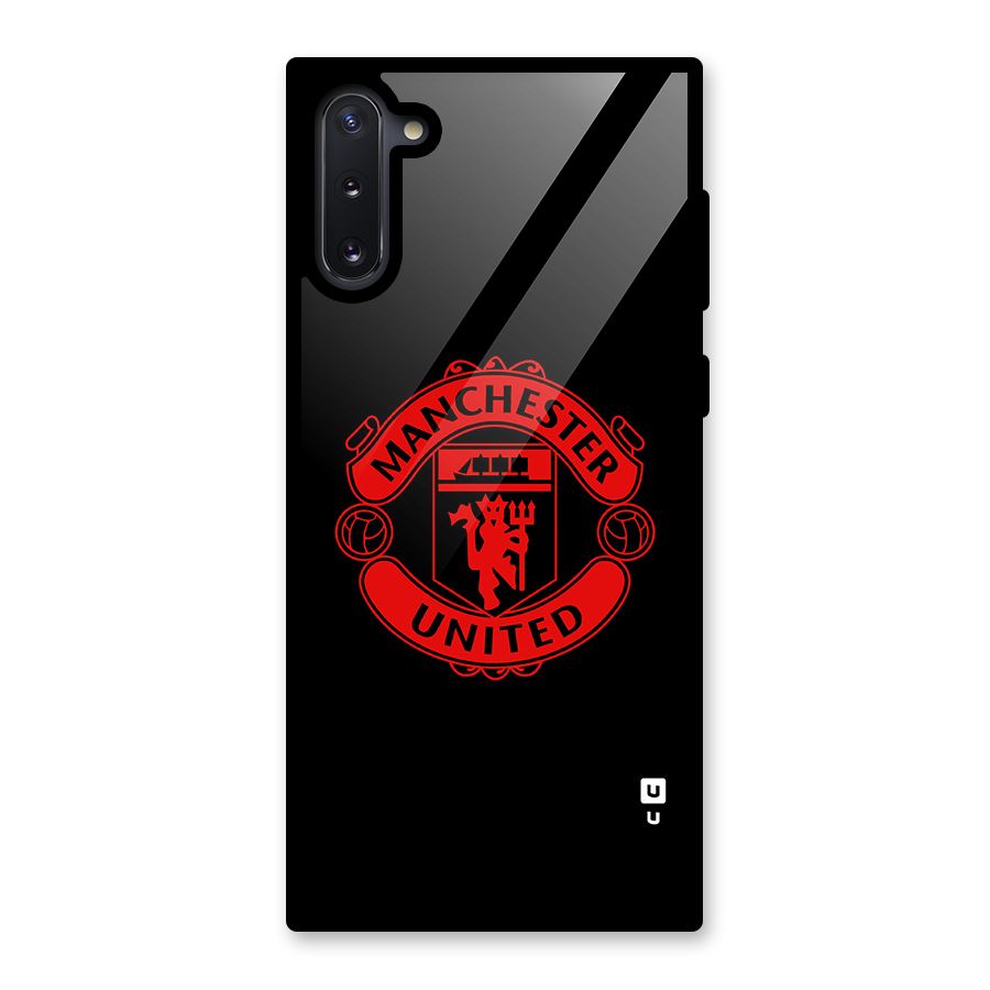 Bold Mancheter United Glass Back Case for Galaxy Note 10
