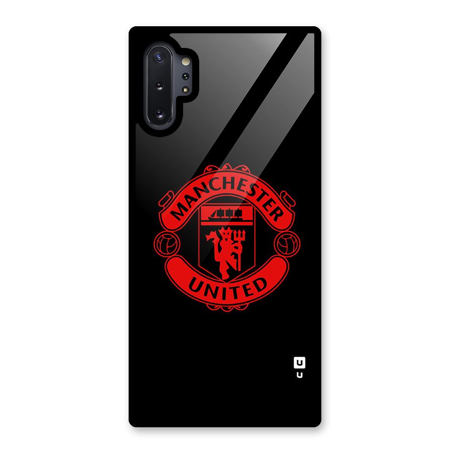 Bold Mancheter United Glass Back Case for Galaxy Note 10 Plus