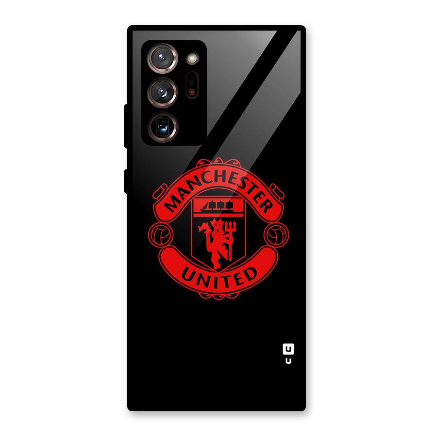 Bold Mancheter United Glass Back Case for Galaxy Note 20 Ultra