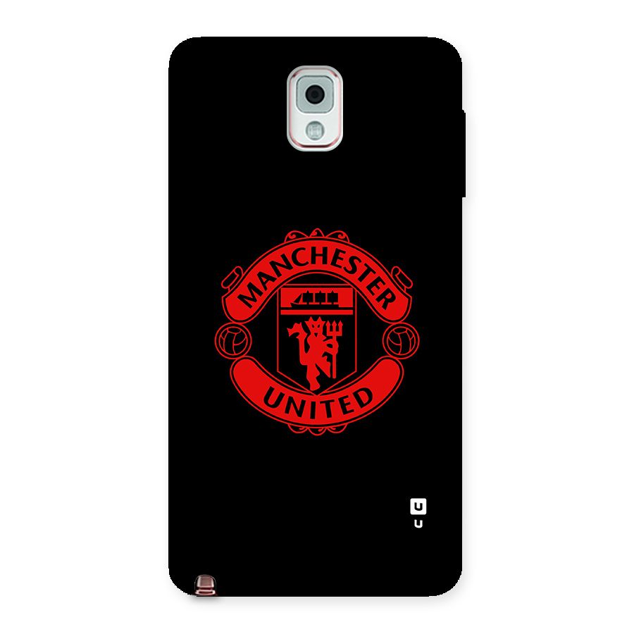 Bold Mancheter United Back Case for Galaxy Note 3