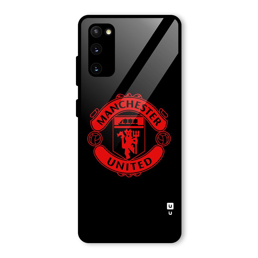 Bold Mancheter United Glass Back Case for Galaxy S20 FE 5G