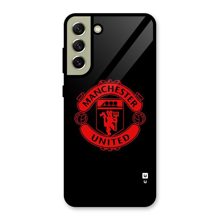 Bold Mancheter United Glass Back Case for Galaxy S21 FE 5G