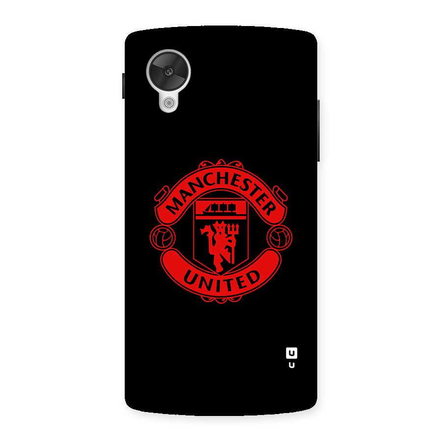 Bold Mancheter United Back Case for Google Nexus 5